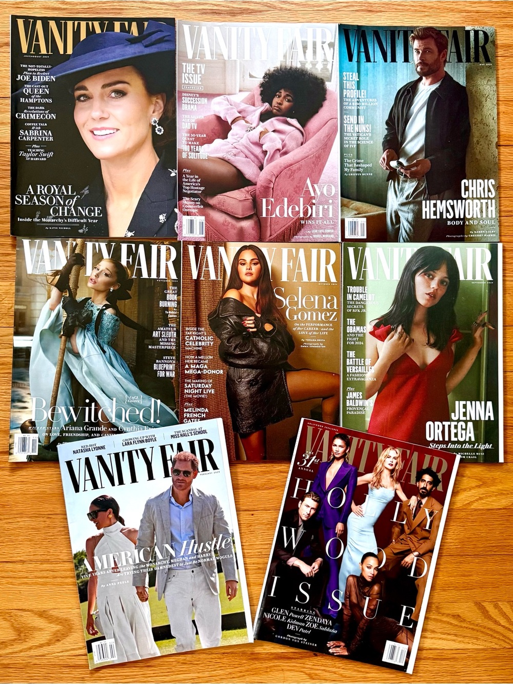 VANITY FAIR Magazines (8 issues/ May 2024 to February 2025)